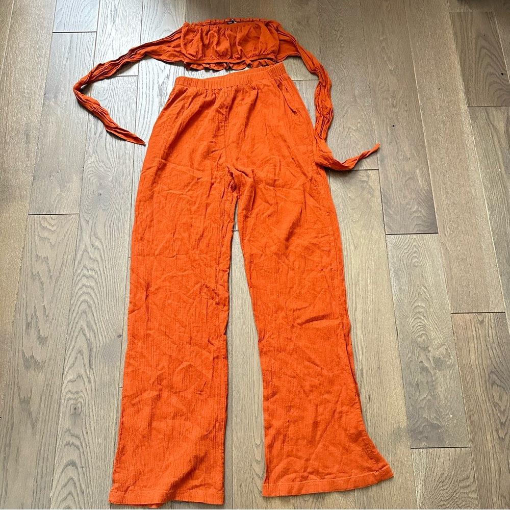 Nasty Gal Bold Orange Set Size 6
